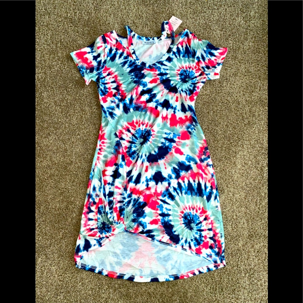 NWT multicolor tie dye dress
